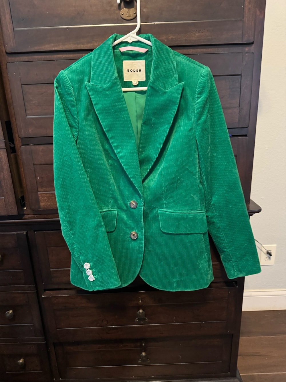Boden Green Corduroy Jacket